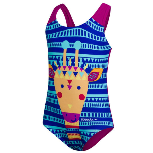 SPEEDO JUNGLEGINA DIGITAL APPLIQUE SWIMSUIT - TOTS GIRL