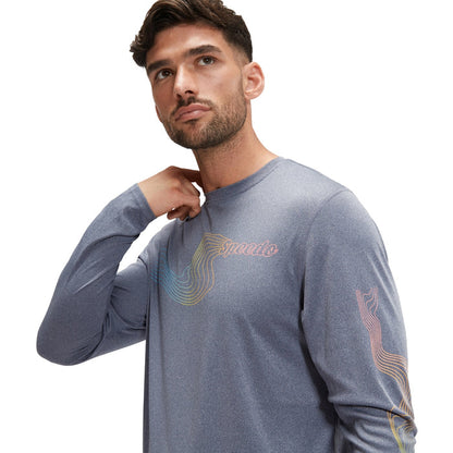 SPEEDO LONG SLEEVE GRAPHIC SWIM SHIRT (*top only)