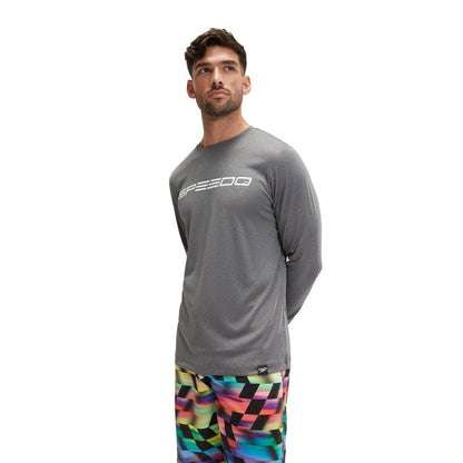 SPEEDO LONG SLEEVE GRAPHIC SWIM SHIRT (*top only)