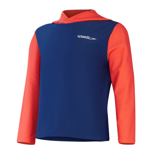 SPEEDO LONG SLEEVE HOODED RASHTOP - TOTS UNISEX (*top only)