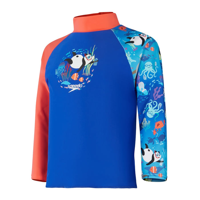 SPEEDO LONG SLEEVE RASHTOP - TOTS BOY (*top only)