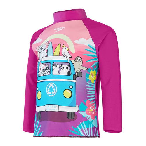 SPEEDO LONG SLEEVE RASHTOP - TOTS GIRLS (*top only)