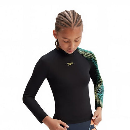 SPEEDO LONG SLEEVE TECH PANEL RASHTOP