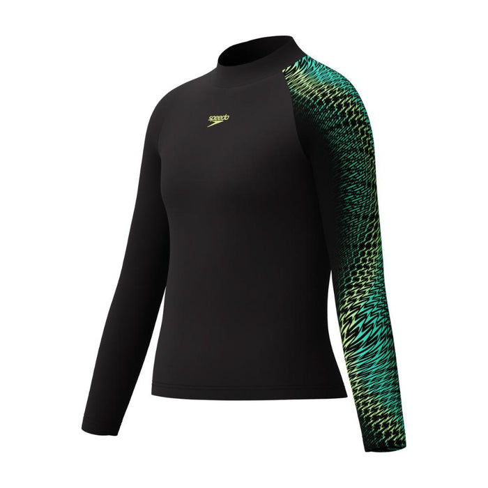 SPEEDO LONG SLEEVE TECH PANEL RASHTOP