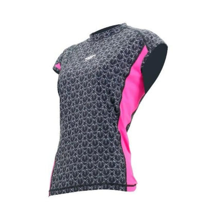 SPEEDO PERFORMANCE FEMALE RASHGAURD CAP SLEEVE