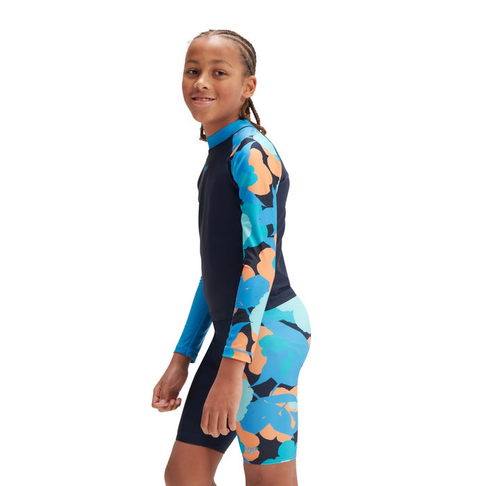 SPEEDO PRINTED LONG SLEEVE RASHTOP (*top only)