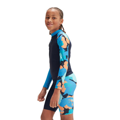 SPEEDO PRINTED LONG SLEEVE RASHTOP (*top only)