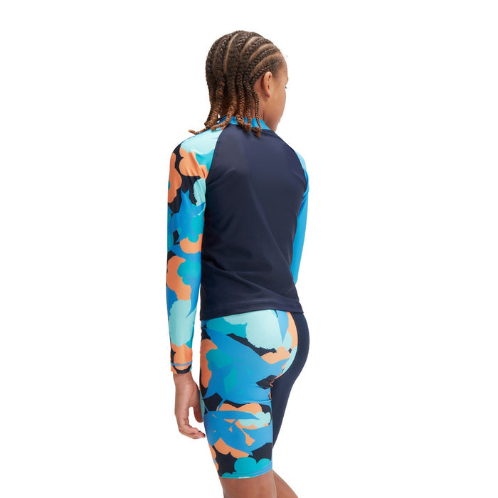 SPEEDO PRINTED LONG SLEEVE RASHTOP (*top only)