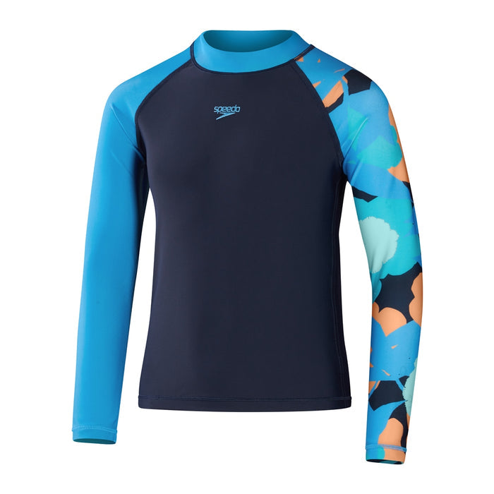 SPEEDO PRINTED LONG SLEEVE RASHTOP (*top only)