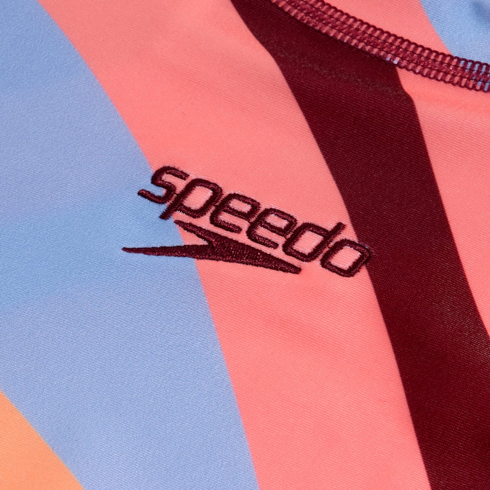 SPEEDO PRINTED LONG SLEEVE SWIM TEE