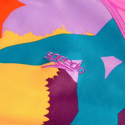 SPEEDO PRINTED LONG SLEEVE SWIM TEE