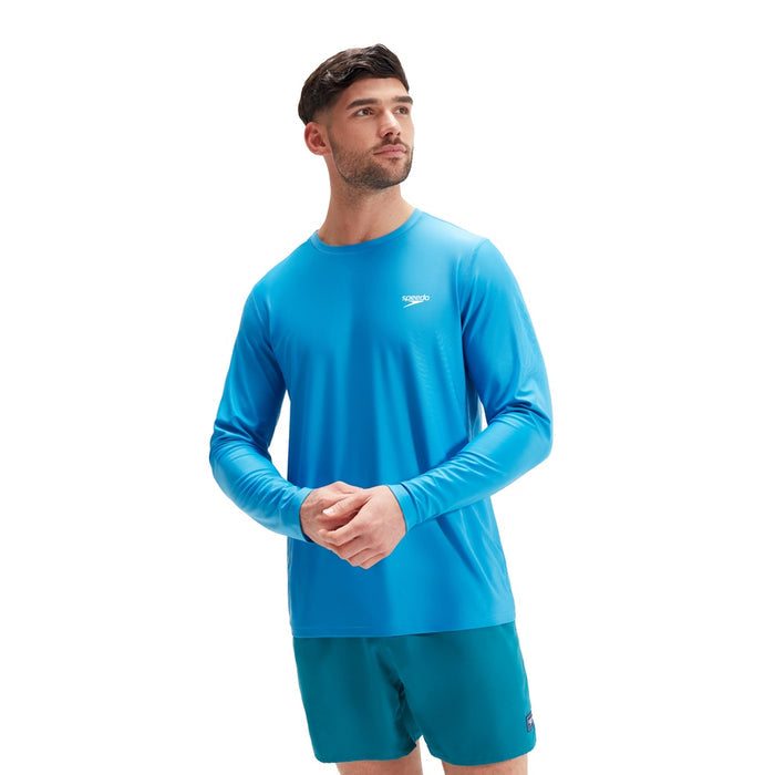 SPEEDO PRINTED LONG SLEEVE SWIM TEE(*top only)
