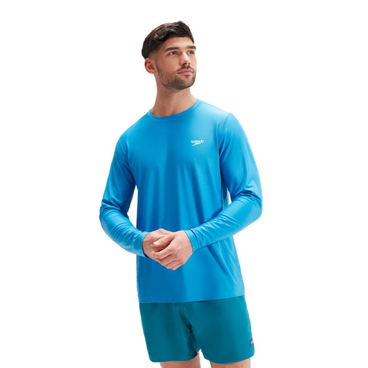 SPEEDO PRINTED LONG SLEEVE SWIM TEE(*top only)