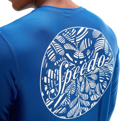 SPEEDO PRINTED LONG SLEEVE SWIM TEE(*top only)