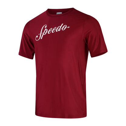 SPEEDO PRINTED SHORT SLEEVE SWIM TEE(*top only)