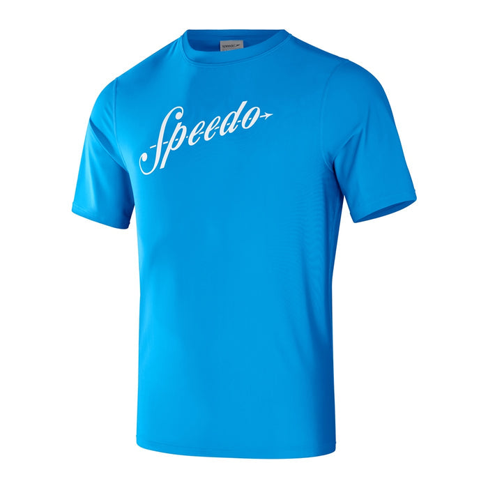 SPEEDO PRINTED SHORT SLEEVE SWIM TEE(*top only)