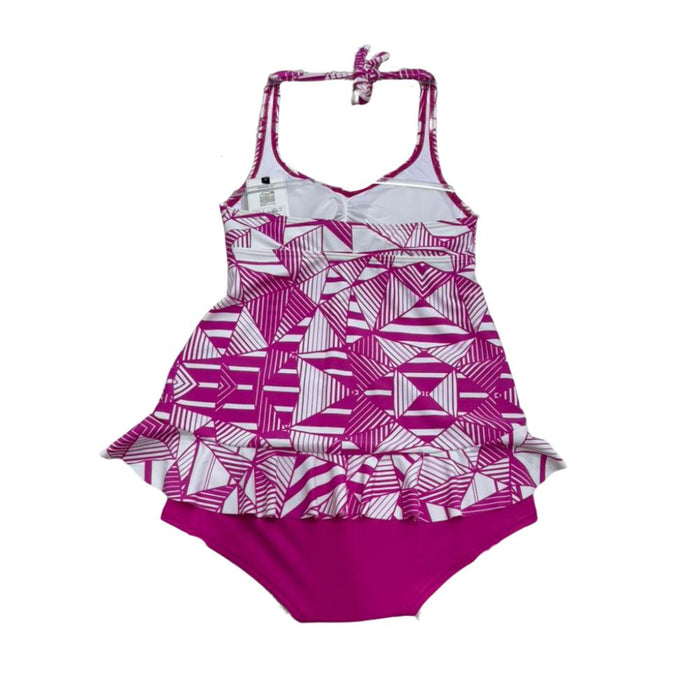 SPEEDO SEADIVE FRILL TANKINI 2-PC SET