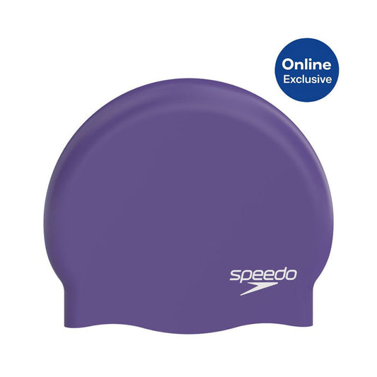 SPEEDO SILICONE CAP ADULT-One Size-Speedo Purple-[custom.seasonyearcode]-Speedo Malaysia Online