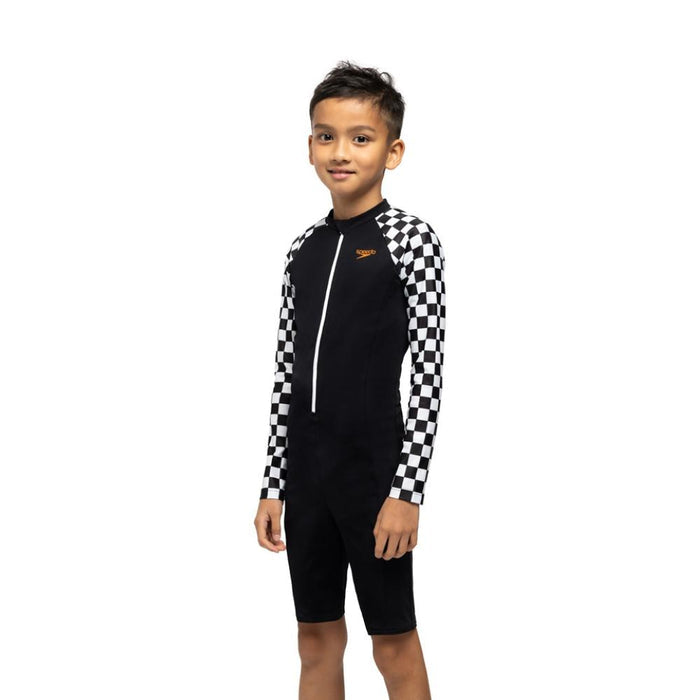 SPEEDO Splash & Learn BOYS PRINTED ALL-IN-ONE SUN SUIT