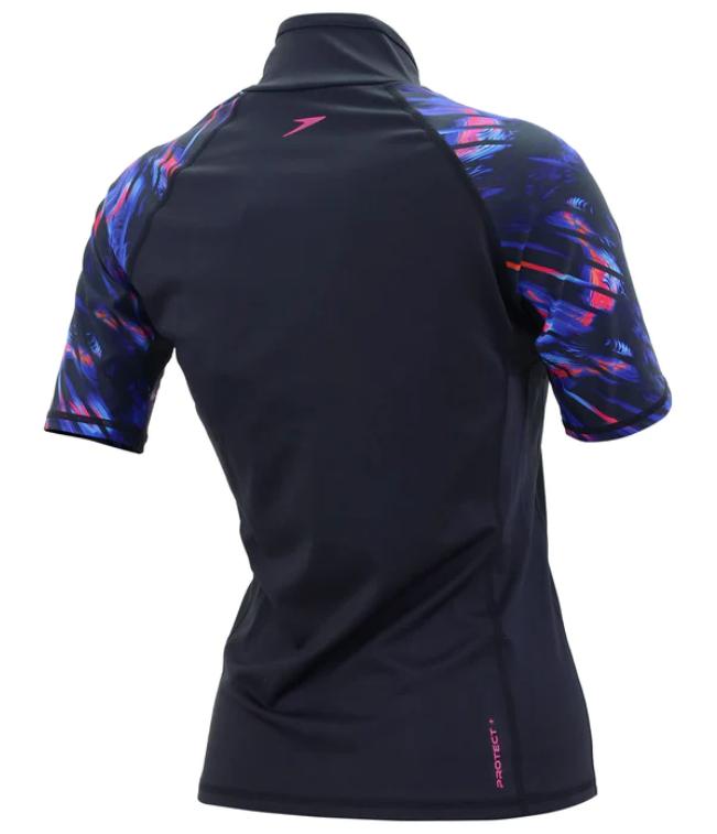 SPEEDO WOMENS DELUXE SHORT SLEEVES ACTIVITY TOP