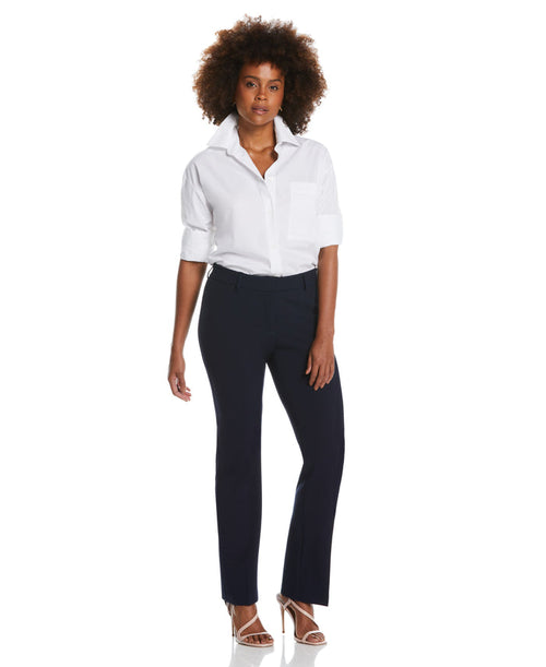 STRETCH CREPE PANT - CLASSIC FIT (Navy)