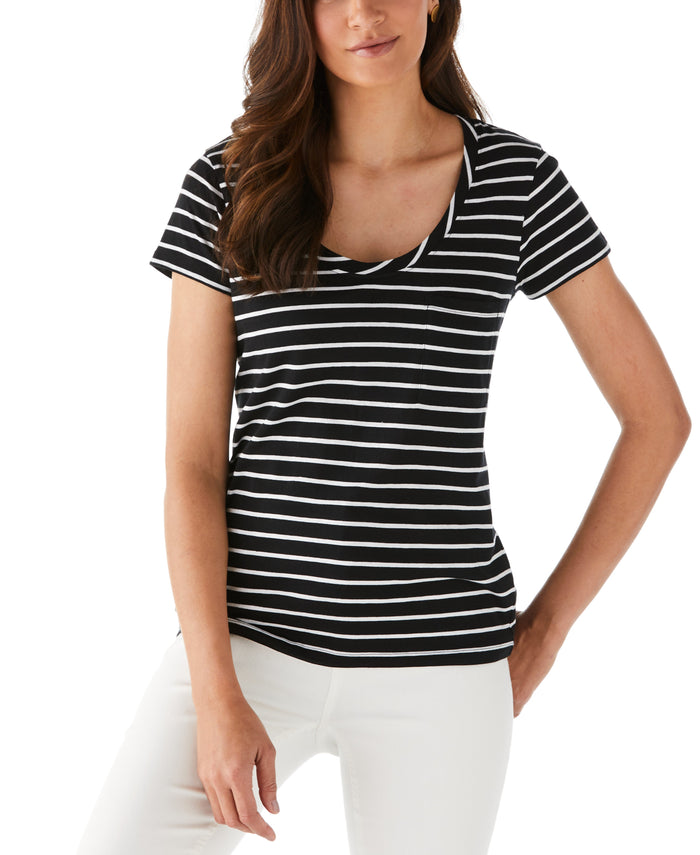 Stripe Slub Tee (Black)