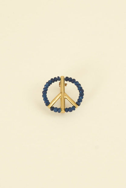 SunKu Peace Pin - Indigo / Gold [SK - 129 - IDG] - SunKu 39 - URAHARA