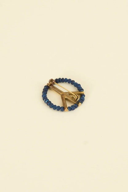 SunKu Peace Pin - Indigo / Gold [SK - 129 - IDG] - SunKu 39 - URAHARA
