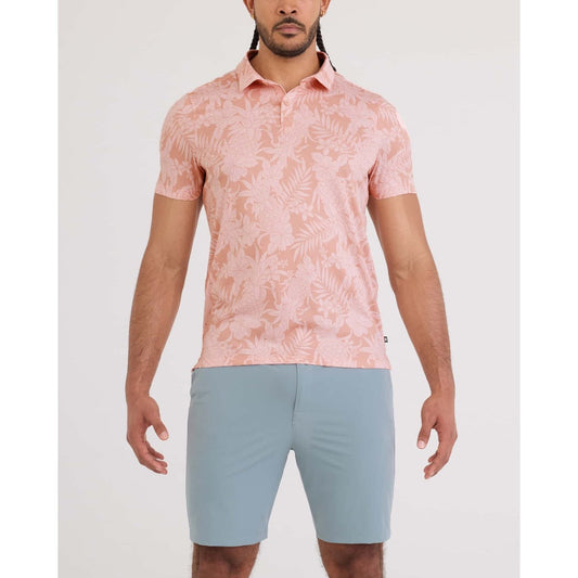 SAXX - DROPTEMP DRY POLO | Pineapple Tonal Light Coral
