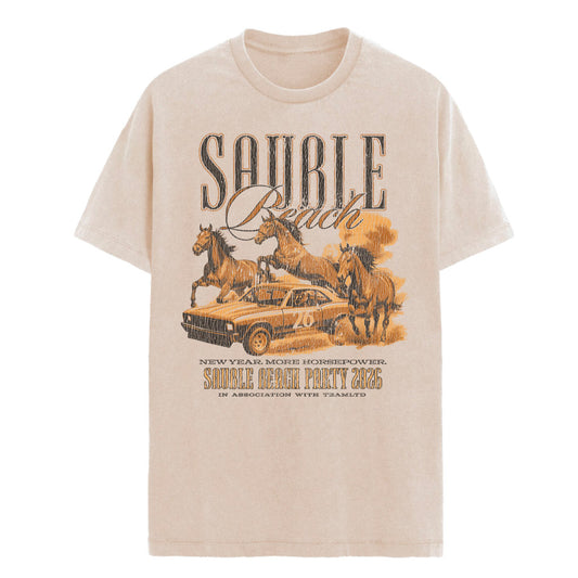 TEAMLTD - SAUBLE BEACH PARTY TEE | CREAM