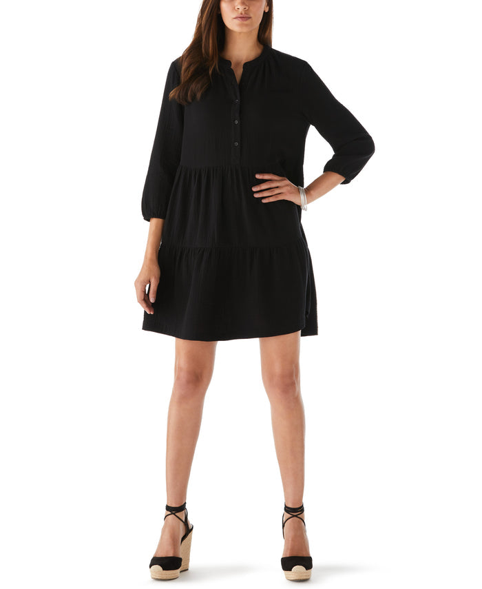 Tiered Dress (Black)