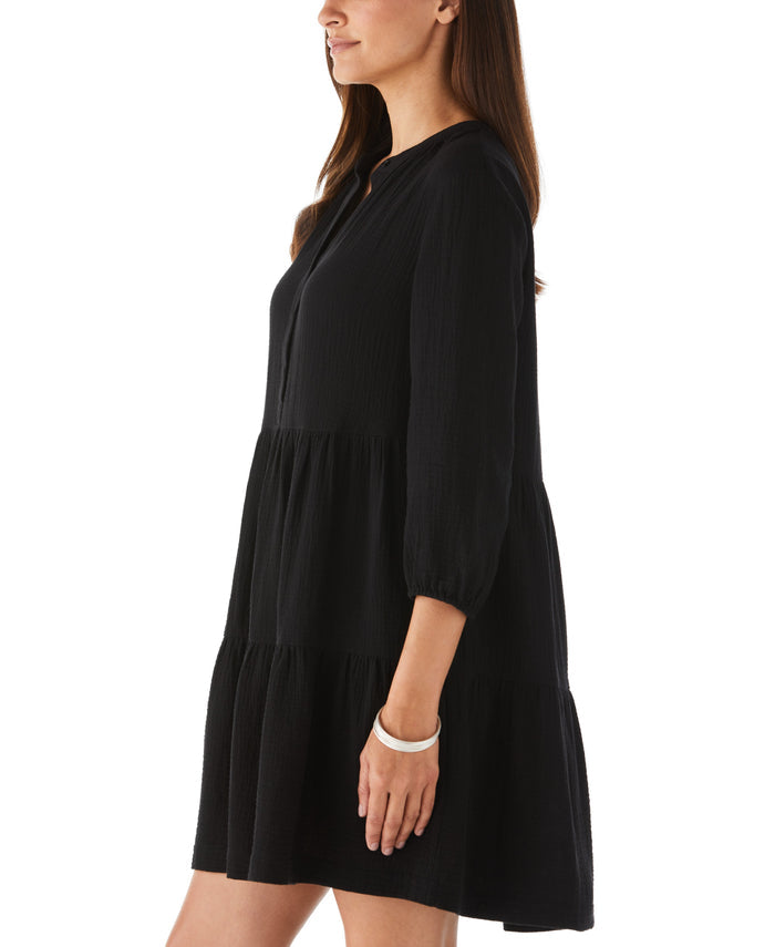 Tiered Dress (Black)