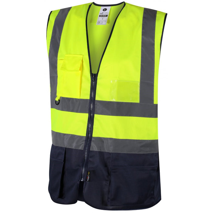 TWC05 - High Visibility Safety Contrast Executive Waistcoat