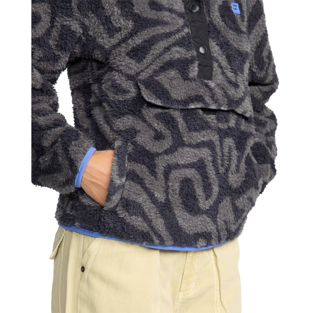 BILLABONG - SWITCHBACK PULLOVER FLEECE | BLASTED BLUE