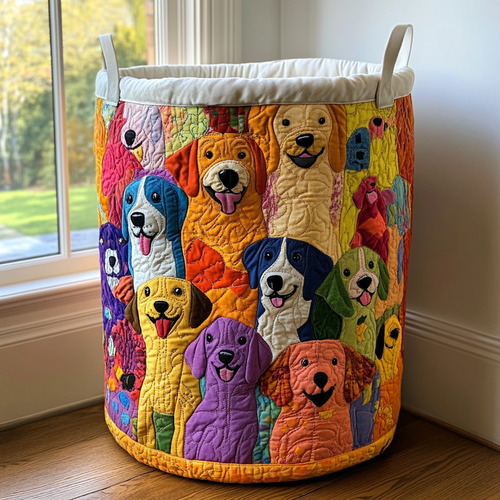 Vasketøjskurv Bright Dogs