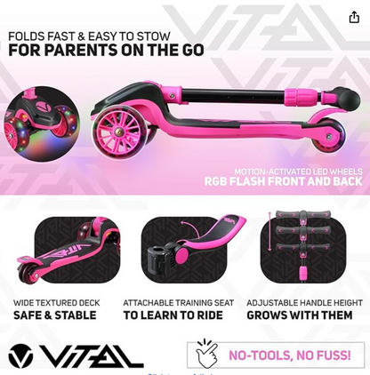 VITAL TYKE SCOOTER- PINK - SPECIAL OFFER