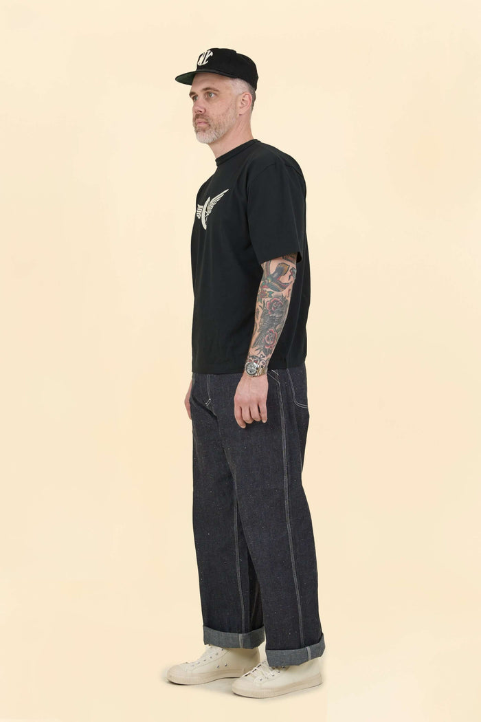 Wearmasters Flying Wheel T-Shirt - Black