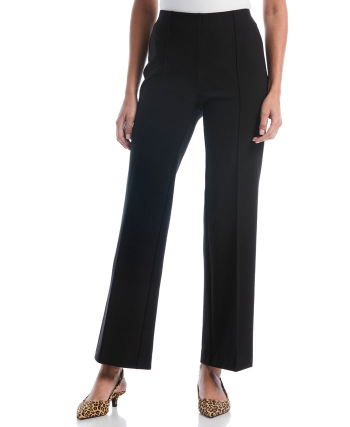 Wide Leg Pull-On Pant (Black)