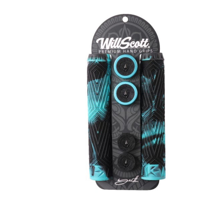 WILL SCOTT SIGNATURE GRIPS- BLACK/TEAL
