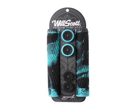 WILL SCOTT SIGNATURE GRIPS- BLACK/TEAL