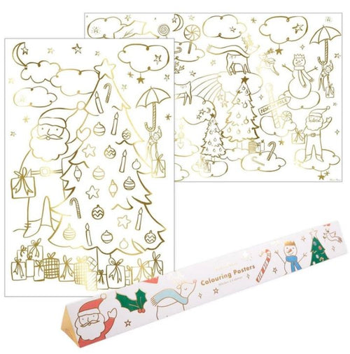 Christmas Coloring Posters